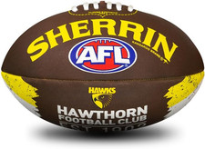 AFL Hawthorn Hawks Song Football, Size 2