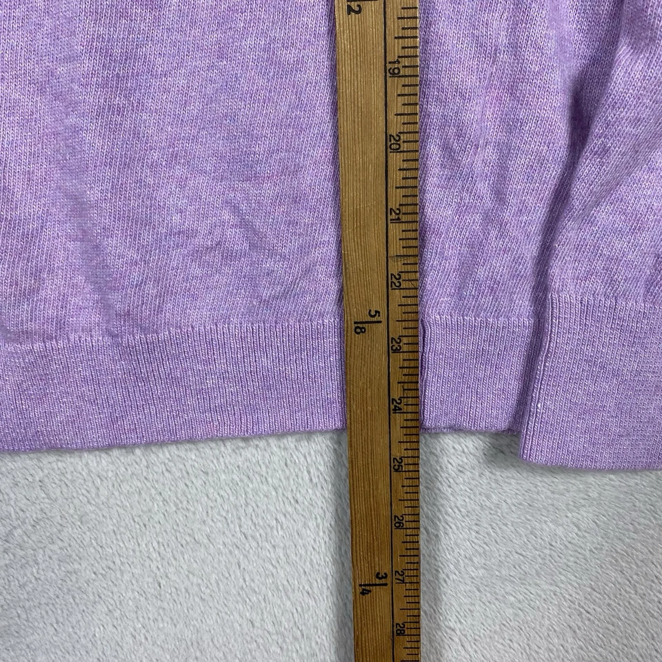 Suéter de lana de cachemir Banana Republic para mujer S púrpura hilo supersuave Filpucci Foto 4 de 4