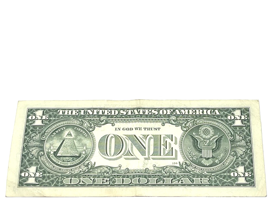 U.S. 2009, $1.00 FEDERAL RESERVE NOTE Extra Fine S/N L 61556666 K (#522) Unique# - Image 2 of 2