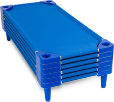 Portable Toddler Cots, Stackable Daycare Beds for Kids, 6 Pack, 52" x 23