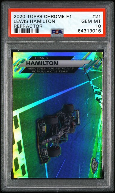 Lewis Hamilton 2020 Topps Chrome Formula 1 Refractor