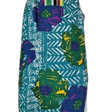 Anthropologie Vanessa Virginia Graphic Hibiscus Shift Dress Size 4