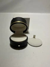 Oirlv Black Leather Ring Gift Box for Engagement, Wedding, Earrings, Necklace 