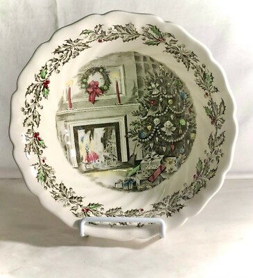 Johnson Bros クリスマスディッシュ Johnson Bros Merry Christmas Dinner Plate Ironstone England