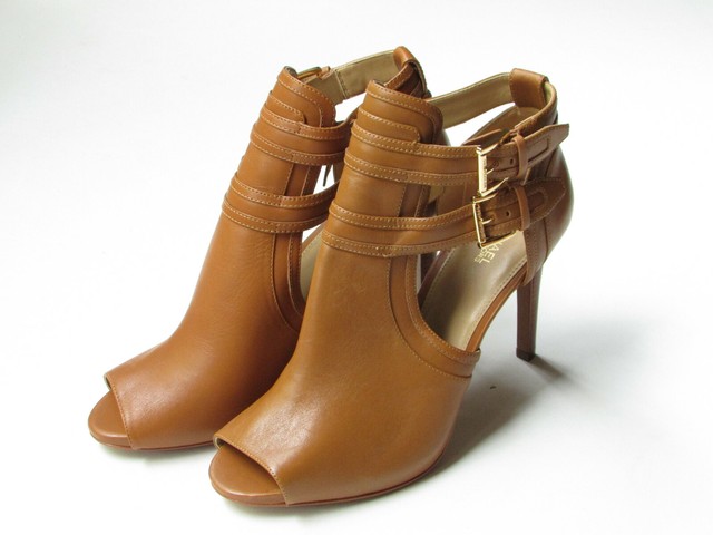 blaze peep toe buckle bootie michael michael kors