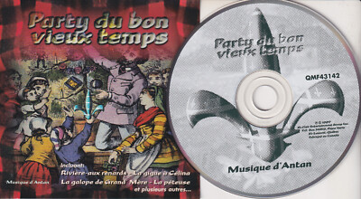 PARTY DU BON VIEUX TEMPS Musique d'Antan (CD 1997) 16 Songs Reels Quebec Trad