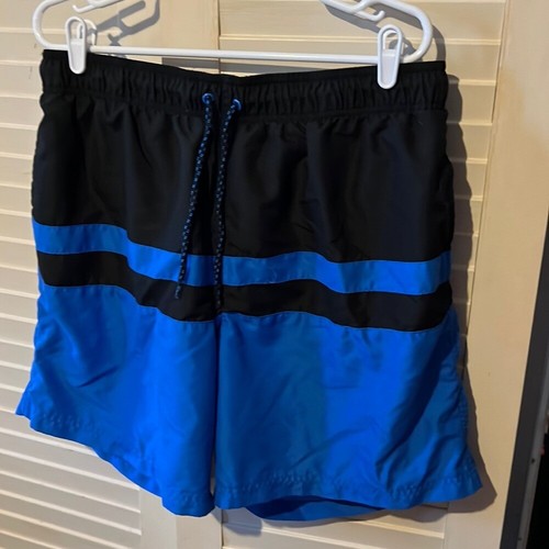 Herren Badehose blau und schwarz Größe Extra Large "