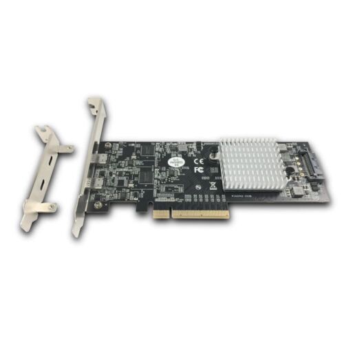 Tarjeta host Vantec de doble puerto USB 3.2 Gen2x2 (40 Gbps) tipo C PCIe - Imagen 2 de 6