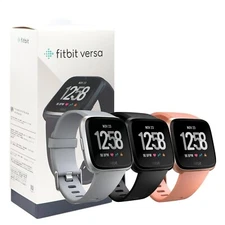 NEW Fitbit Versa Smartwatch Sleep Heart Rate Monitor With S&L Wristband US 