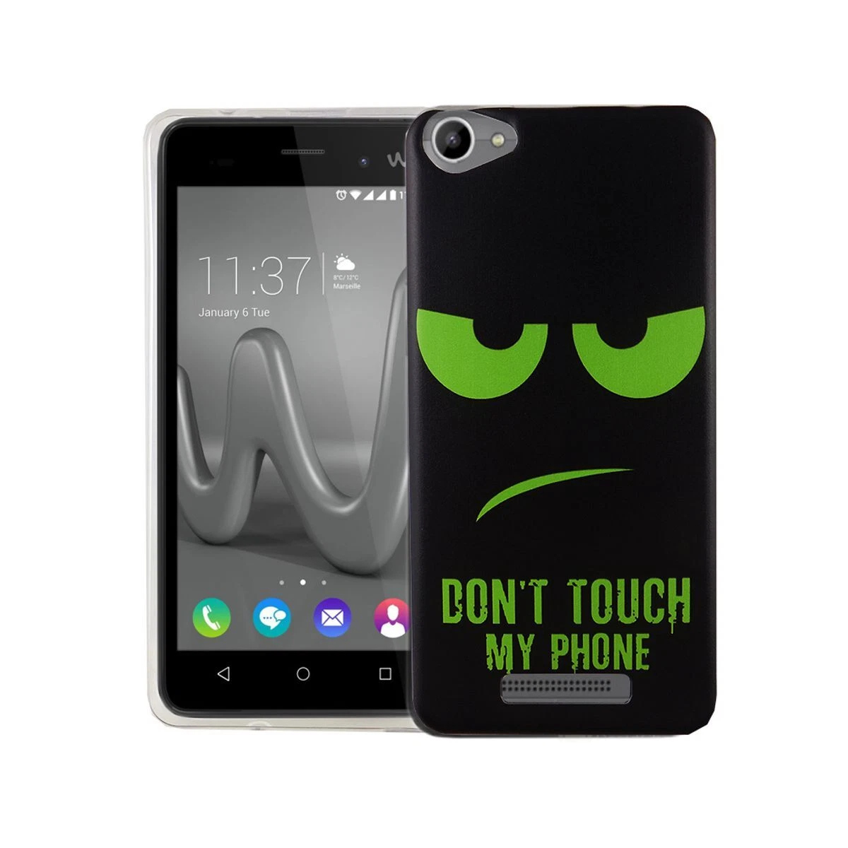 Custodia A Portafoglio Per Wiko Lenny 3 - Flip Cover In Pelle PU Con Supporto E Slot Per Carte