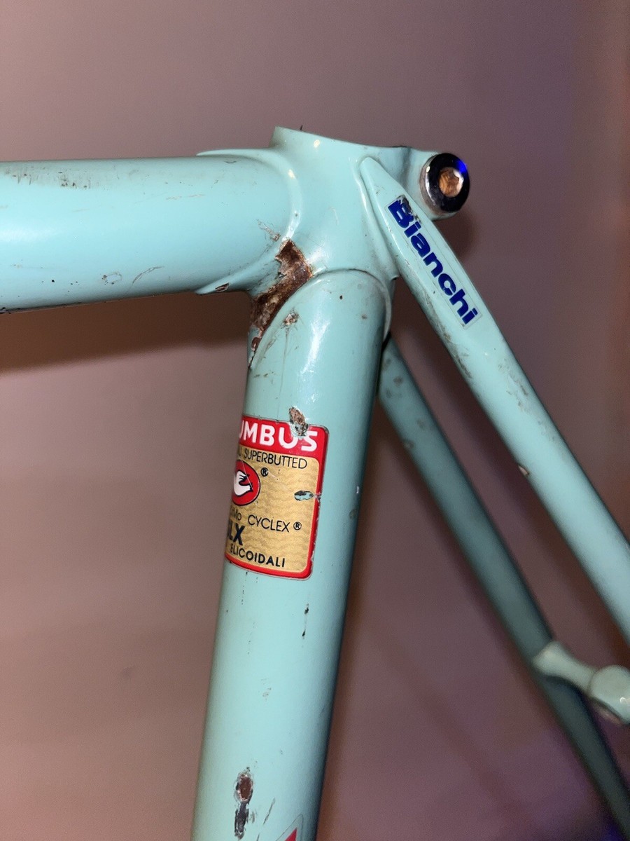 Vintage Bianchi 80s Road Bike. Frame Size 56cm Seat Post