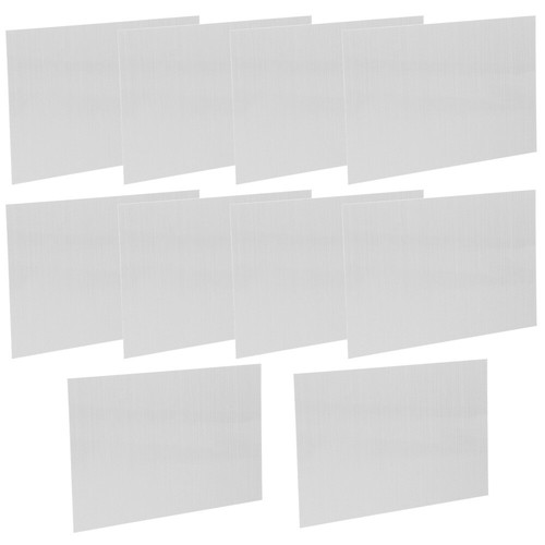 10 Pcs Blanko-Aluminiumplatte Aluminium-Sublimationsschilder Thermaltransfer - Zdjęcie 11 z 12