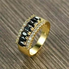 3Ct Oval Cut Lab-Created Diamond Unique Wedding Band Ring 14k Yellow Gold Plated