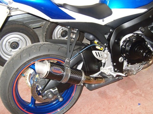 Silenciador de escape legal para motocicleta/carrera Suzuki GSXR600 GSXR750 08-10 K8 K9 L0 - Imagen 2 de 41