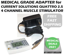 Medical Grade POWER ADAPTER for CURRENT SOLUTIONS QUATTRO 2.5 & QUATTRO II EMS