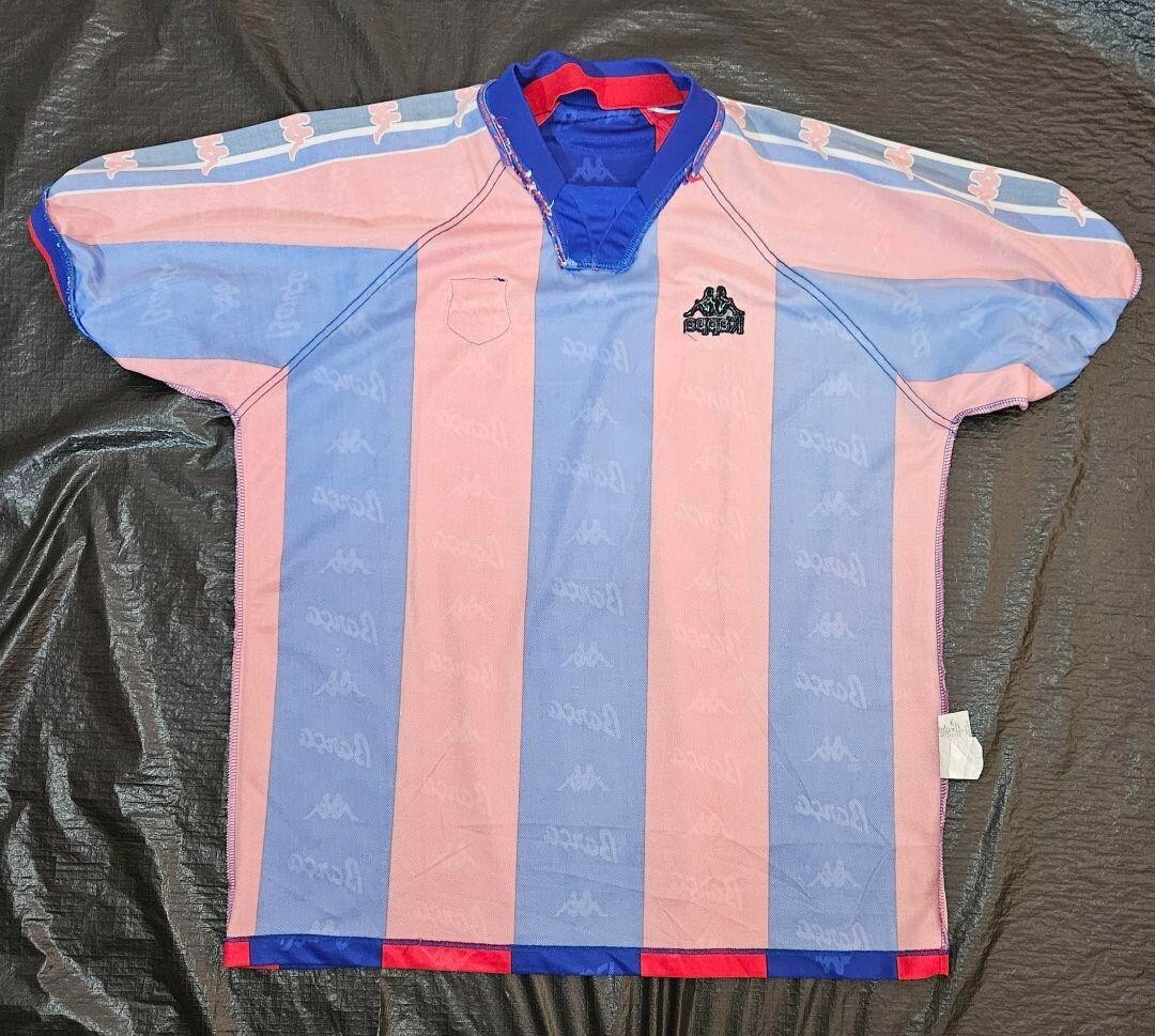 Kappa FC Barcelona97/98 Figo 7 長袖シャツ FC BARCELONA 1997 1998 FOOTBALL CAMISETA FIGO SHIRT JERSEY