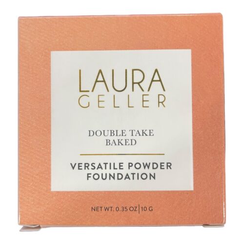 LAURA GELLER Baked Double Take Versatile Powder Foundation 0.35oz (Choose Shade) - Afbeelding 1 van 3