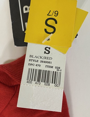 Vintage Trend Basics Boys Size S 6/7 Black & Red Acrylic Sweater Colorblock NWT - Picture 14 of 15
