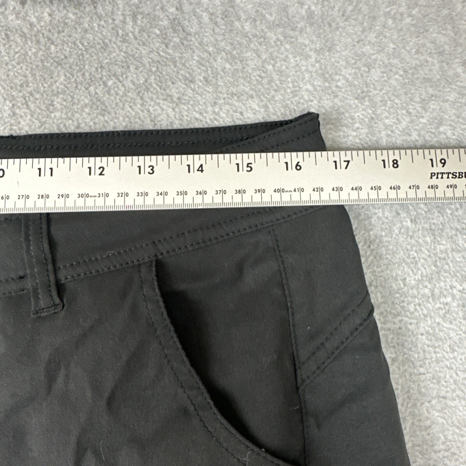 prana halle stretch convertible outdoors hiking nylon euc pants
