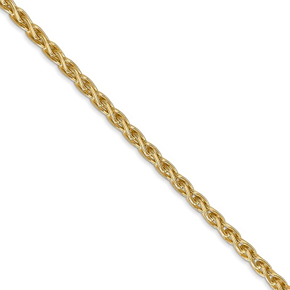 3mm gold wheat deals chain