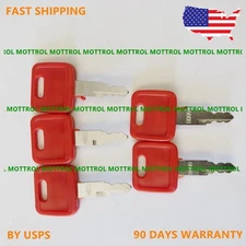 (5) H800 FTIS John Deere Keys JD Hitachi Case New Holland NH Equipment Ignition