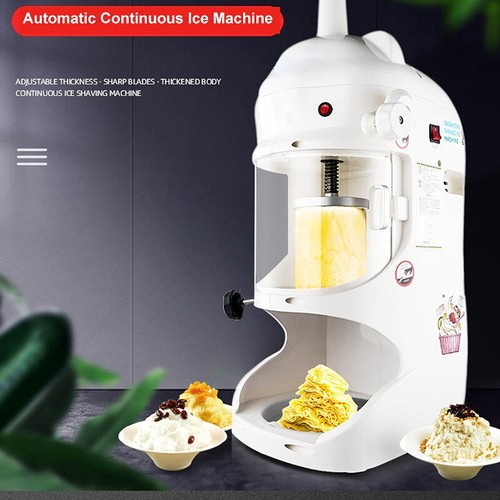 Electric Snow Ice Crusher Machine Ice Maker Ice Shavers Ice Crushing Machine - Picture 1 of 7