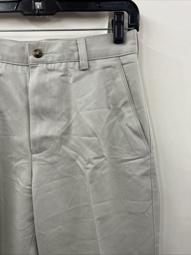 Nordstrom Pants Mens 30x32 Chino Khakis Flat Front Zip Casual Career - Picture 3 of 15