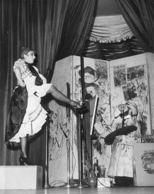 Gala Of The Lions Club Yvette Chauvire Paris Moulin Rouge 1954 OLD PHOTO
