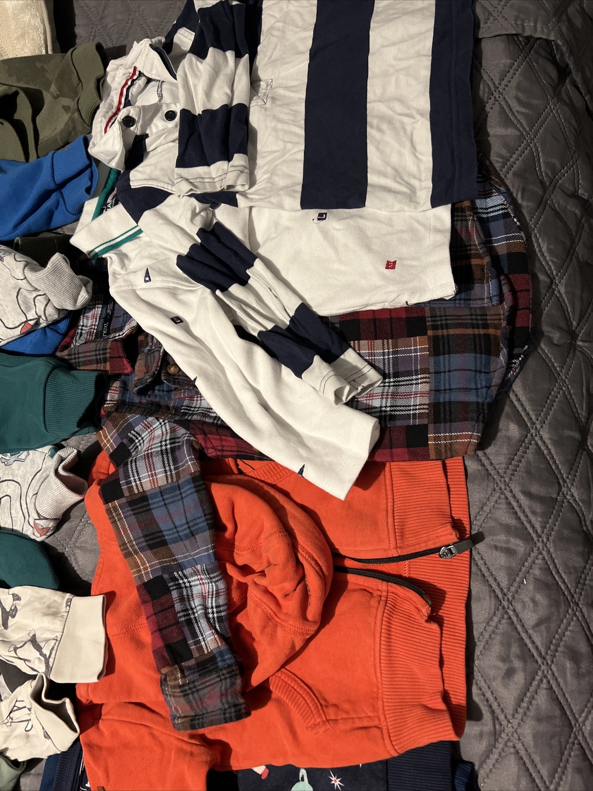 Hugh bundle of boys clothes age 23, Total Of 53 Items Including Next