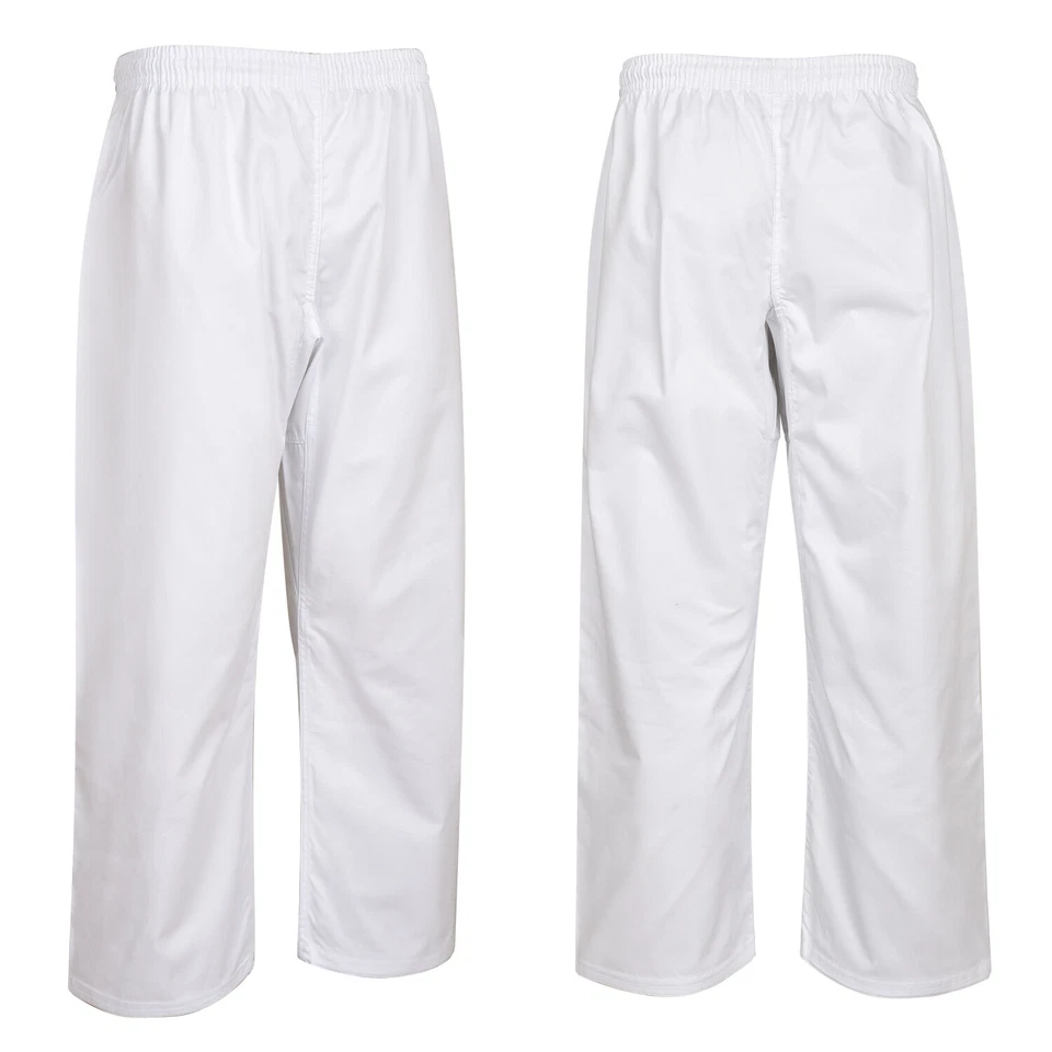 Men's Karate Gi Pants – White 8oz Karate Pants, MMA Training, Comfortable Fit - Image 4 of 4