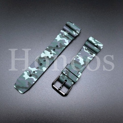 Fits for Seiko Diver Watch Band Strap SKX007 SKX009 22mm Color Rubber Camouflage - 第 6/61 張圖片