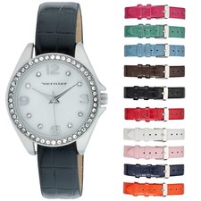 Vernier Womens Crystal Bezel Round Watch 10 V...