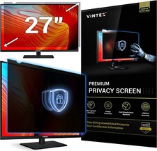 COMPUTER PRIVACY SCREEN FILTER Widescreen Monitor Protector Film 27" VINTEZ DR
