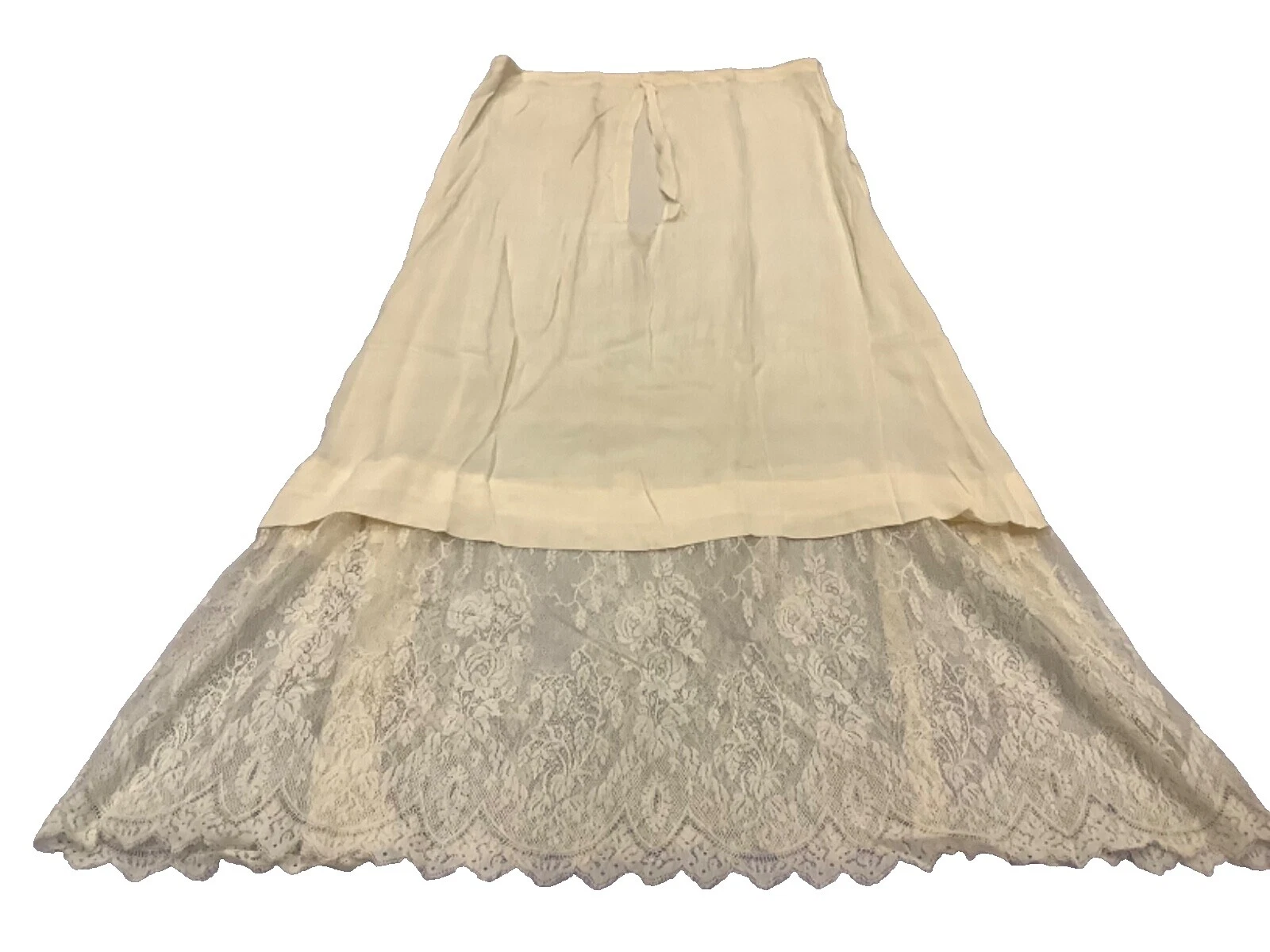 Camisetas de Baixo Vintage Vitoriano de linho para mulheres