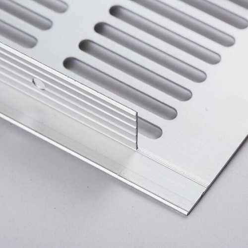 Rejilla de ventilación de placa de banda perforada de ventilación de aleación de aluminio 150-400 mm - Imagen 6 de 8