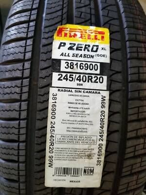 4 Brand New Pirelli P Zero xl 245/40R20 | eBay
