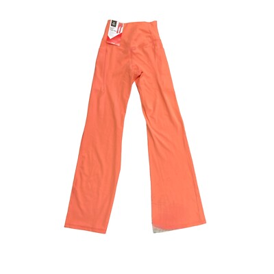 NWT Member's Mark Women's Everyday Stretch High Rise Flare Yoga Pant Coral XS