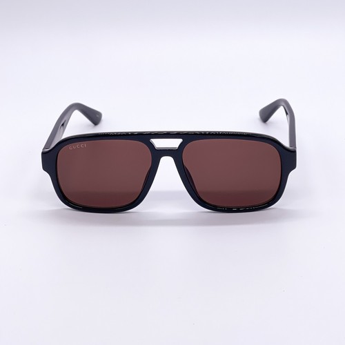 NEW GUCCI SUNGLASSES GG1342S 005 UNISEX BROWN GUCCI EYEWEAR - Picture 5 of 12