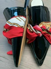 Maison Margiela Slip Ons Écharpe Mules Ballerines Mules Chaussures Plates 38