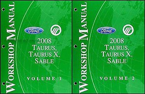 2008 Taurus Sable Shop Manual Set Ford Mercury Workshop Service Repair Books X | eBay
