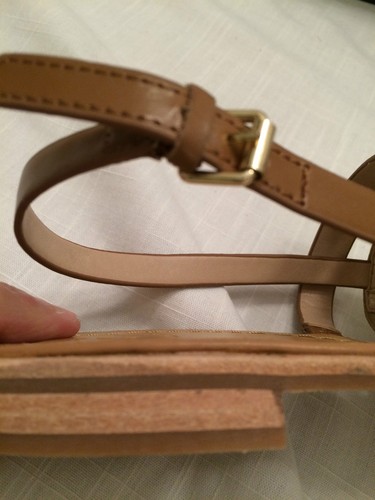 FRENCH CONNECTION sandali alla caviglia donna marrone e oro taglia 10 M euro 41 nuovi 95€ - Foto 10 di 10
