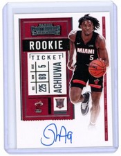 2020-21 Panini Contenders Variation Rookie Ticket Auto #113 Precious Achiuwa
