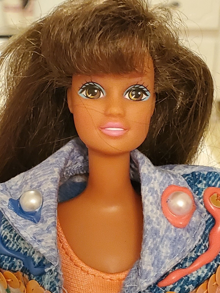 1990's Paint 'N Dazzle Doll Barbie Brunette Vintage Mattel | eBay