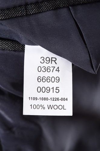 39R Jos A Bank Travelers Gray Plaid Wool Two-Piece Suit 34x31.5 Trousers Jacket - Picture 13 of 14