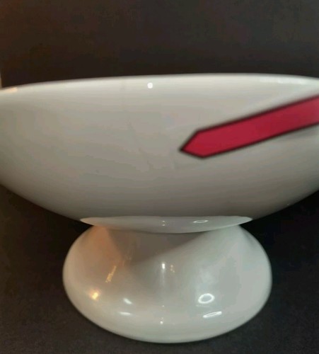 faiancas neto & gomes Pedestal Bowl Very Nice Grannycore Cottagecore Farmhouse - Picture 11 of 11