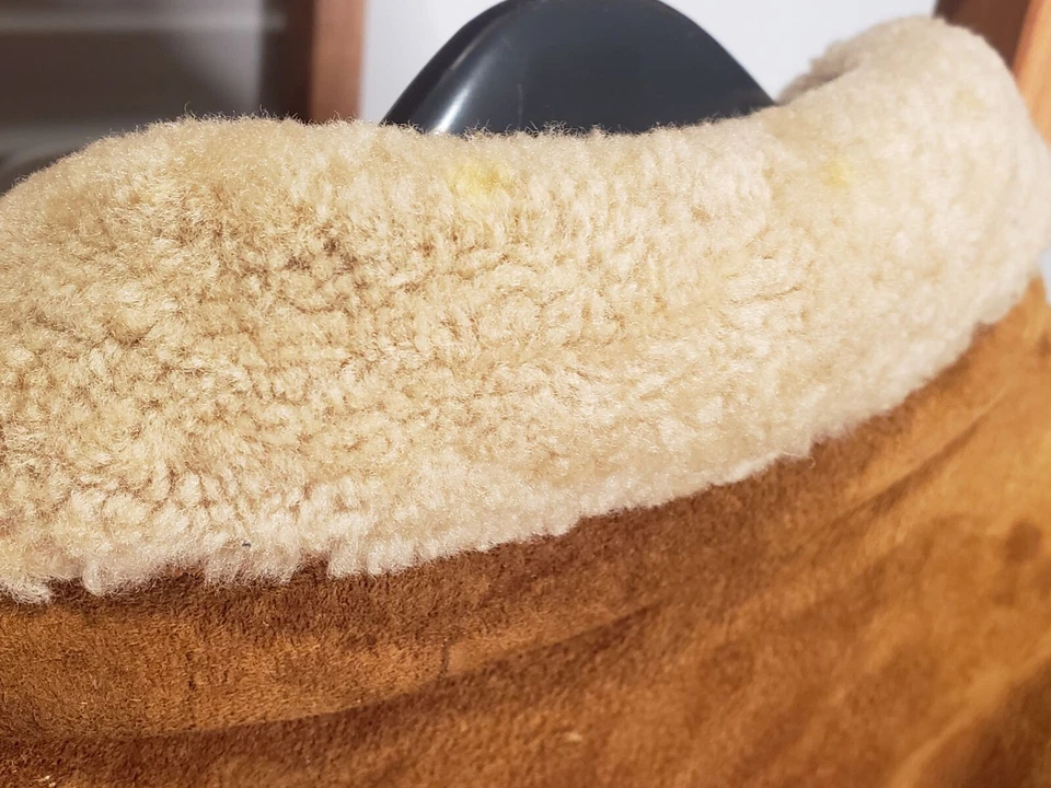 Men's Tan Shearling Coat by Marc New York. Size XL in Excellent Condition. - Image 3 of 4