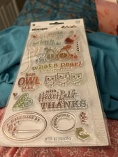 Basic Grey Clear Stamps