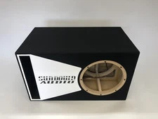 Sundown Audio X 12 v.3 ported sub box SPECIAL EDITION with white plexi port trim