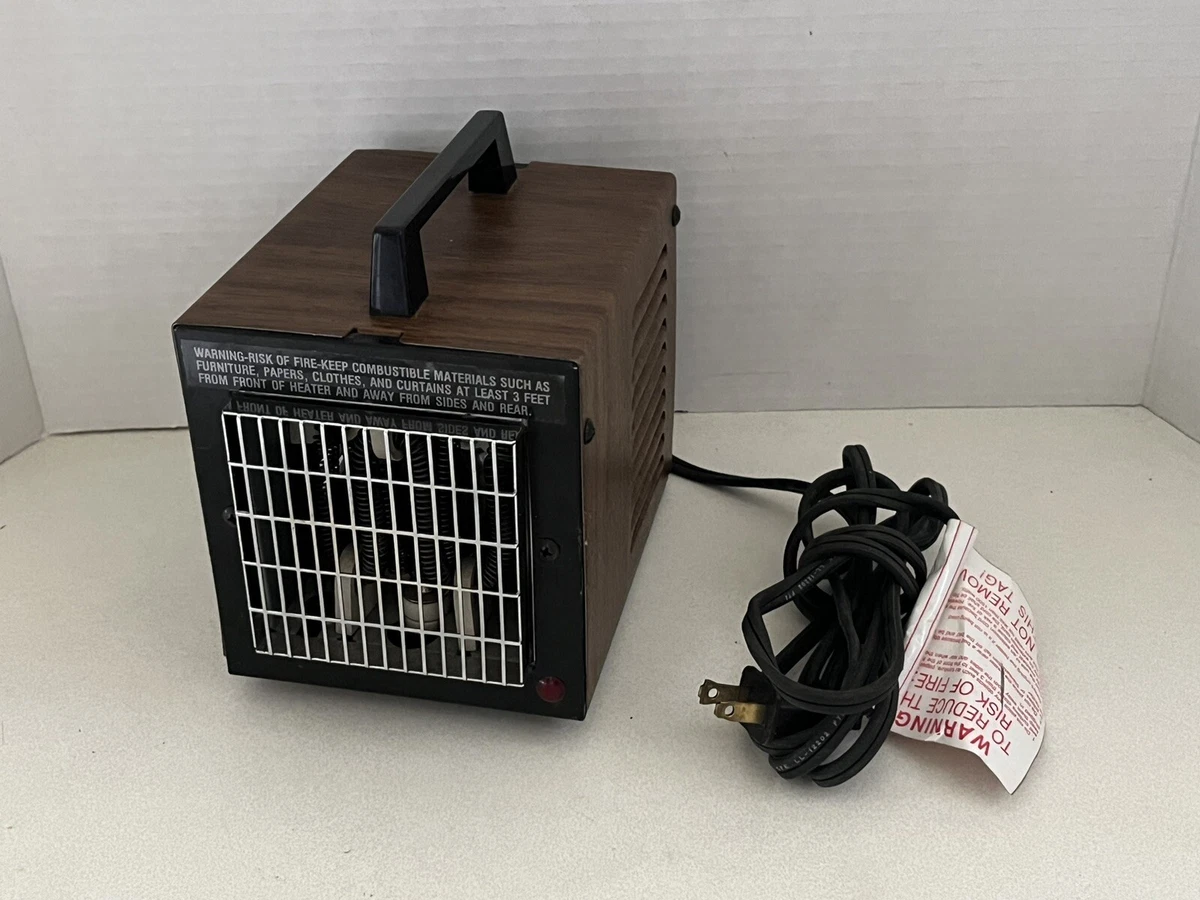 Vintage Big Heat Model 6200 Small Cube Space Heater Portable Tested Works |  eBay