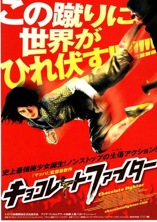Chocolate Japan Movie Flyer 2008 Yanin "Jeeja" Vismistananda Prachya  Pinkaew | eBay